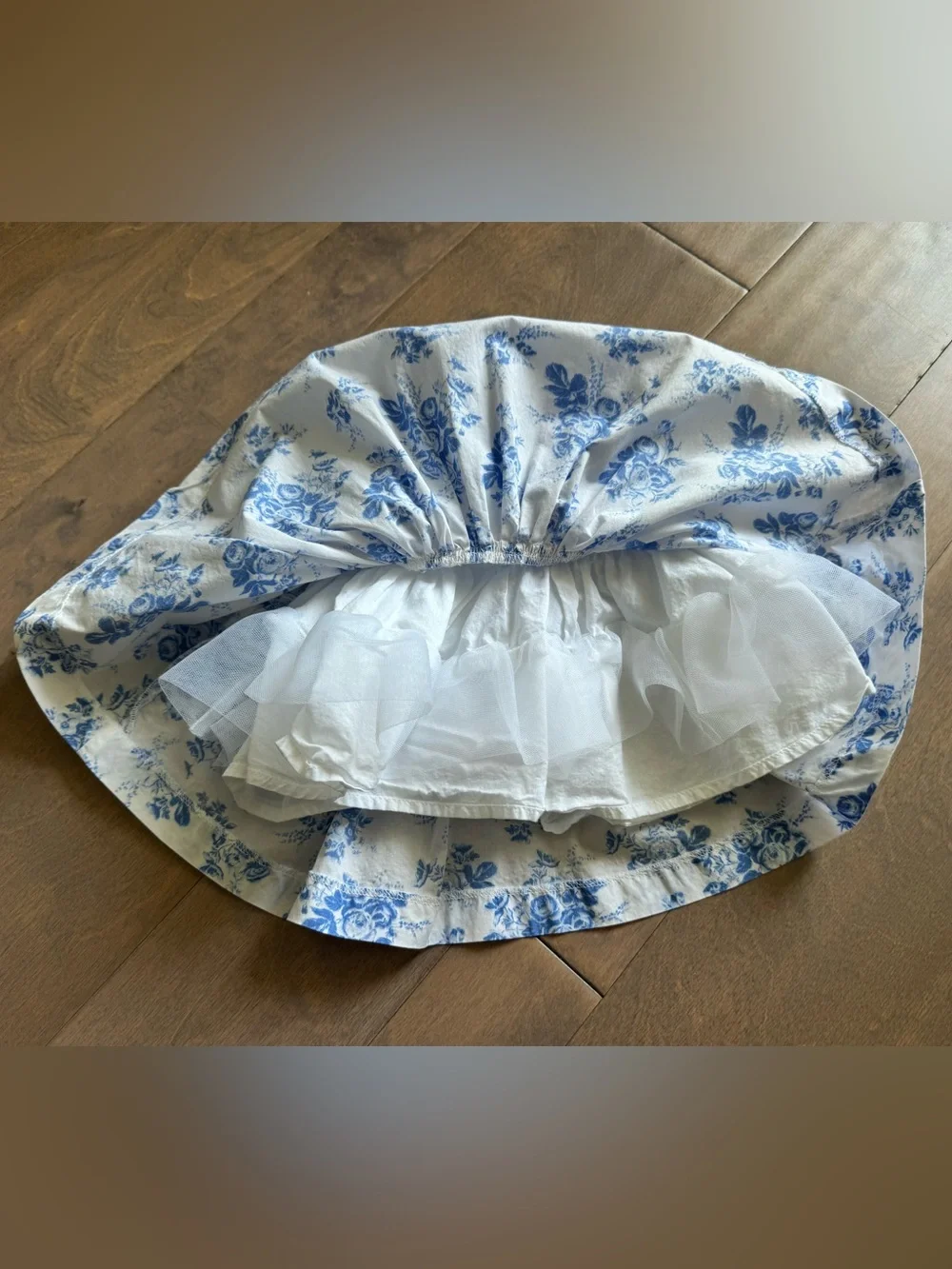 Janie and Jack Blue & White Floral Dress
